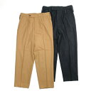 AUDIENCE / WOOL MELTON 1TUCK TROUSERS PANTS (I[fBGX E[ g 1^bNgEU[ pc)