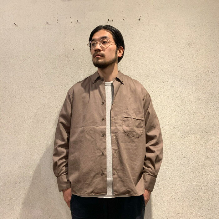 INDIVIDUALIZED SHIRTS CAMP B.D L/S Twill Shirts - White Head Eagle別注 (インディビジュアライズドシャツ ボタンダウン)