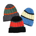 SUBLiME / HAND KNIT LINE WATCH CAP (サブライム ニット帽 ワッチキャップ ライン ボーダー)