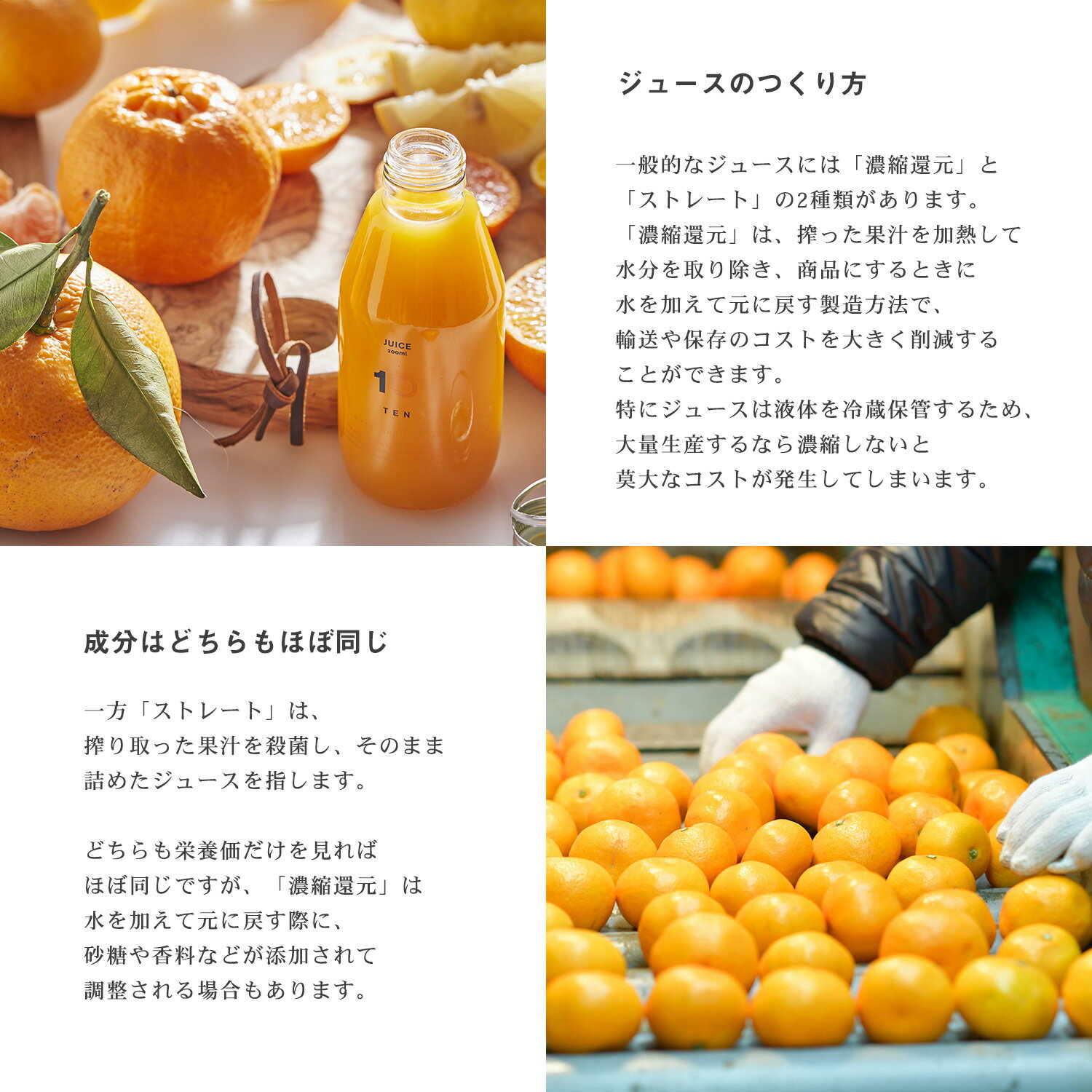 10FACTORY 清見(きよみ) 果汁100...の紹介画像3