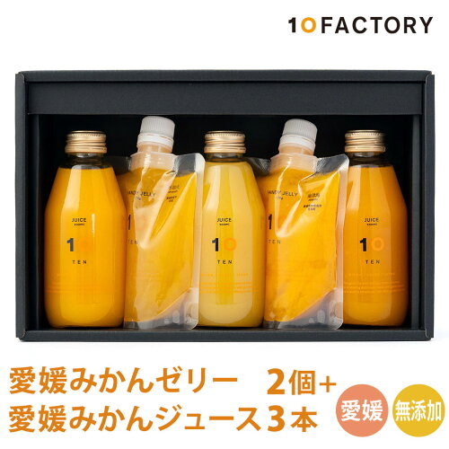 【200ml 3本 ゼリー 2個】 10ファクトリー ギフト セット お歳暮 お中...