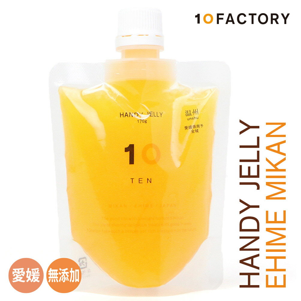 10FACTORY 愛媛 みかん ゼリー 170g 1個 無添加 国産 フルーツゼリー 飲むゼリー