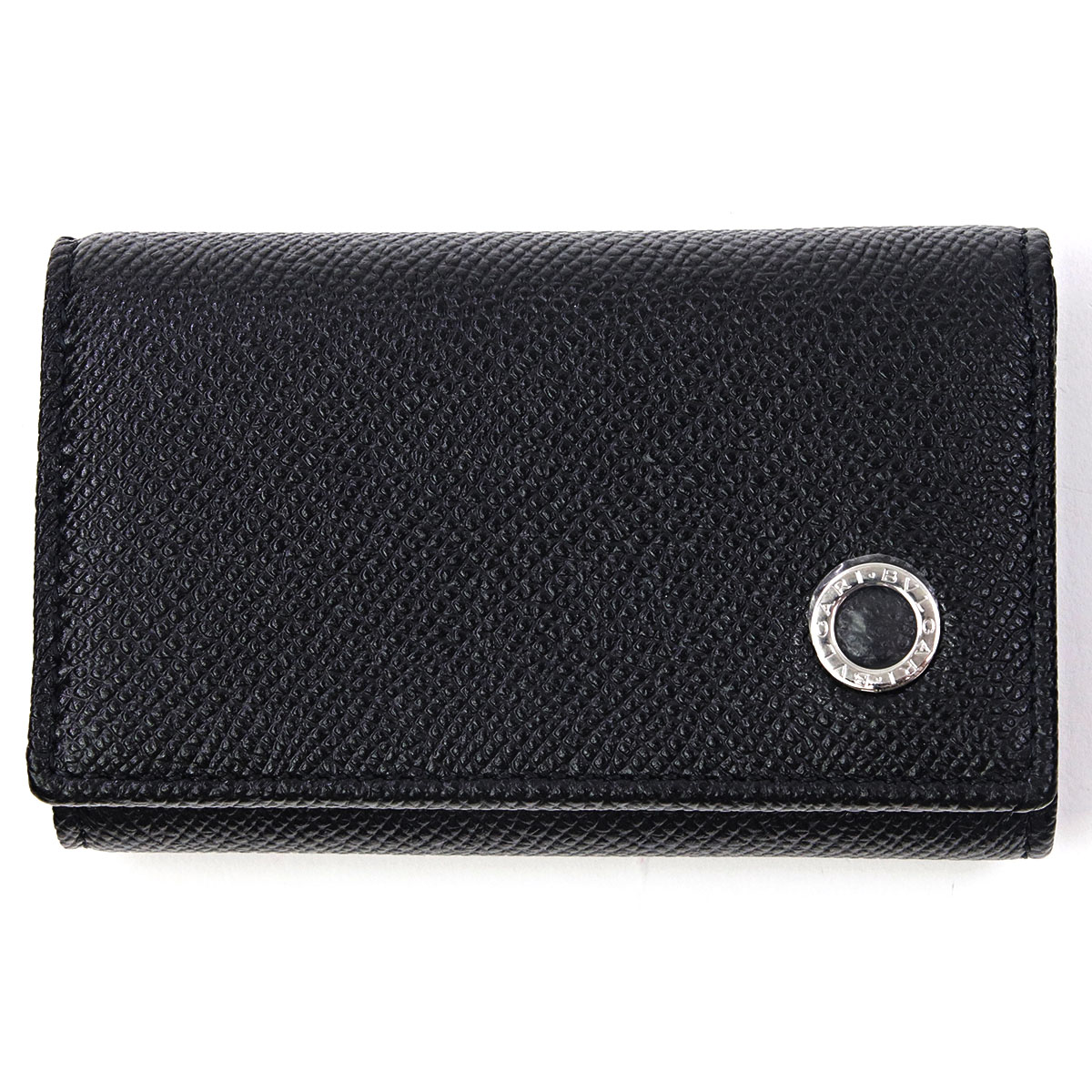 ブルガリ BVLGARI キーケース メンズ ブルガリブルガリ ブラック 282234 本革 6連 ...