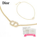 Dior ディオール ネックレス ペンダント PETIT CD プチ メタル & クリスタル ゴールド N2241WOMCY_D03S