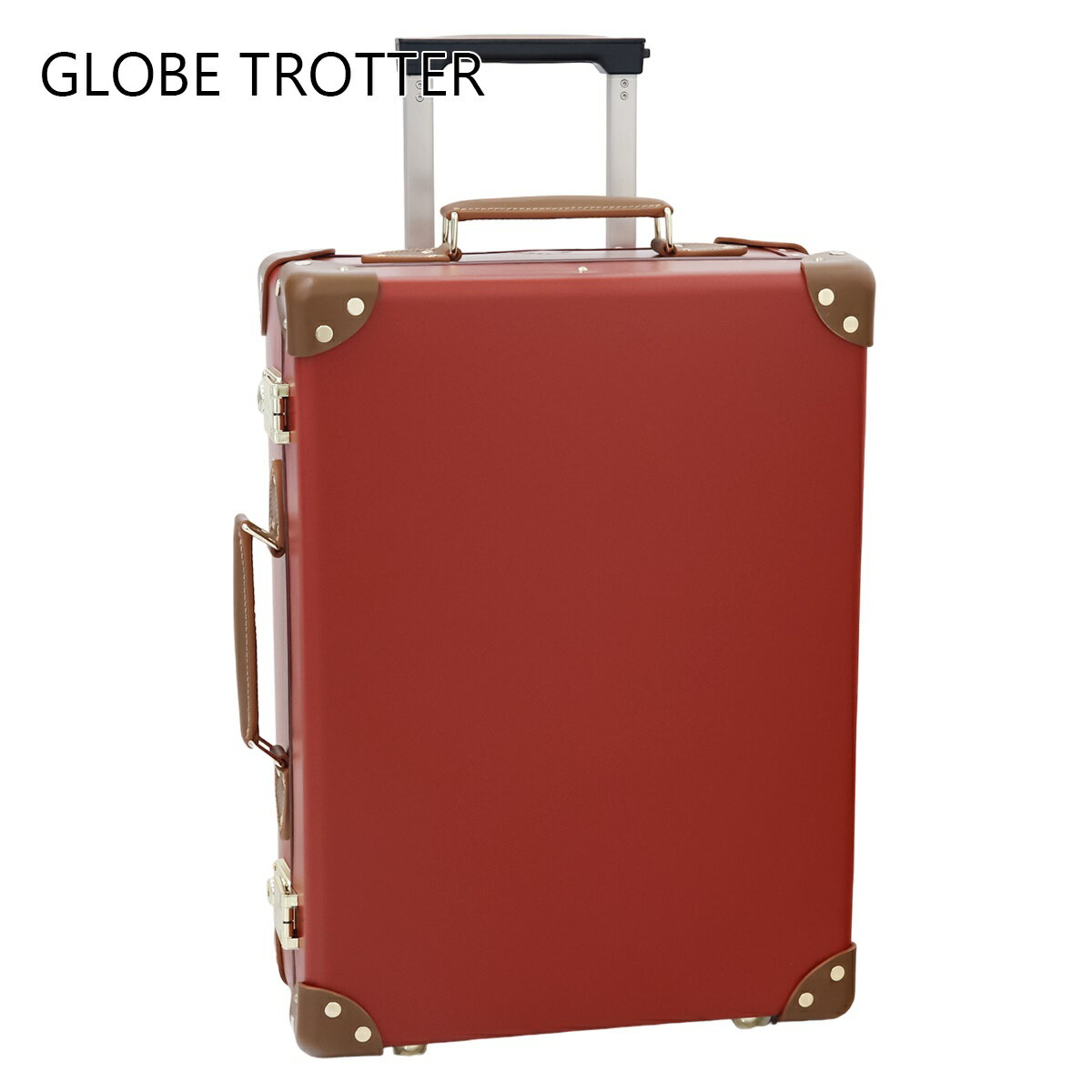 グローブトロッター キャリーケース 旅行バッグ 18インチ GLOBE TROTTER キャリーケース オリジナル スモール 正規品 キャリーオン ORIGINAL 1泊 2泊 レッド タン GTCNTRCM18TC-2