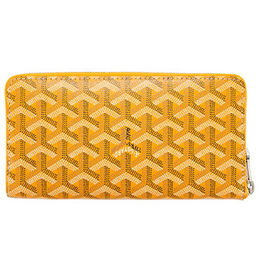 ゴヤール 財布 長財布 ファスナー ジップ GM APMZIPGM 08 イエロー 黄色 YELLOW ラウンドファスナー ジッパー GOYARD 高級 新品 新作 正規品 ブランド 2021 メンズ レディース ギフト プレゼント 通販