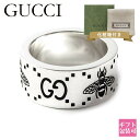 GUCCI グッチ 指輪 シルバー リング GG&ビー 蜂 SILVER 728304 J8400 0728 母の日