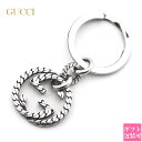 GUCCI グッチ キーリング インターロッキングG INTERLOCKING G キーチェーン シルバー 678644 J8400 0728 キーホルダー ユ...