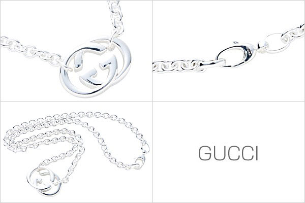 GUCCI グッチ ネックレス WG ダブルG GGロゴ スターリングシルバー SILVER925 1904...