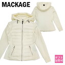 マッカージュ ダウンジャケット MACKAGE フード付き ライトダウンジャケット DELLA-Z CREAM