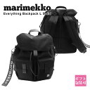 Marimekko マリメッコ リュック 鞄 エブリデイ バッグパック L ソリッド Everything Backpack Solid ブラック 091198...