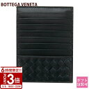 【P3倍】BOTTEGA VENETA ボッテガヴェネタ 財布 カードケース ミニ財布 スマートウォレット スリム カード入れ ブラック 162156 V001...