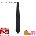 【P3倍】LOUIS VUITTON ルイヴィトン ダミエ ネクタイ ネクタイ・ダミエ クラシック 8CM ノワール M78752