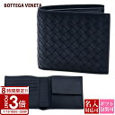 【P3倍】BOTTEGA VENETA ボッテガヴェネタ 財布 二つ折り 二つ折り財布 ダークネイビー クラシックブルー 193642 V4651 8838