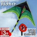 【P3倍】凧揚げ カイト 凧 専用リール付属 長尾200cm リール 凧上げ タコ揚げ スポーツ 外遊び キッズ 子供 家族 おもちゃ 玩具 レジャー ピクニッ...