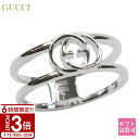 【P3倍】GUCCI グッチ 指輪 リング 7号 ~ 23号 インターロッキングGチャーム 298036 J8400 8106 G ロゴ