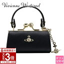 【P3倍】Vivienne Westwood ヴィヴィアンウエストウッド バッグ ハンドバッグ がま口 ブラック 5202006DU S000B N401 ヴィ...