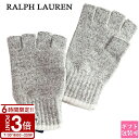 RALPH LAUREN ラルフローレン 手袋 フィンガーレス ニットグローブ グレージュ PC1335 055 あたたかい ラルフ ローレン