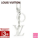 【P3倍】LOUIS VUITTON ルイヴィトン キーホルダー キーリング モノグラムロゴ ポルト クレ イニシアル アルジャン シルバー M65071