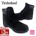 【P3倍】ティンバーランド ブーツ Timberland シューズ シックスインチ プレミアム ウォータープルーフ ブラック ヌバック 10073 6 Premium Boot Black 防水 アウトドア ワークブーツ