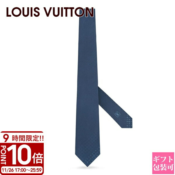 【P10倍】LOUIS VUITTON ルイヴィトン モノグラム ネクタイ ネクタイ・モノグラムグラディエント7CM マリーヌ M78765