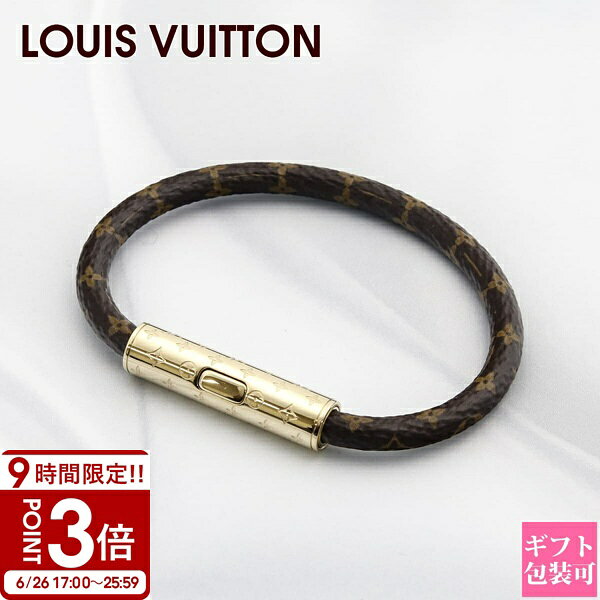 乐天商城 - 【P3倍】LOUIS VUITTON ルイヴィトン ブレスレット モノグラム ゴールド ブラスレ コンフィデンシャル M8274F