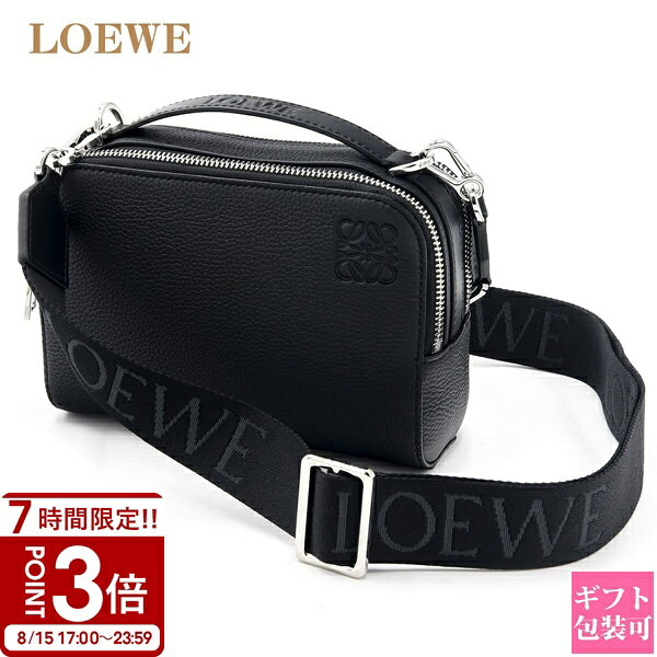 【P3倍】LOEWE ロエベ 鞄 ショルダーバッグ カメラ クロスボディバッグ ミニ ブラック C660R41X02 ショルダー ボディバッグ バック