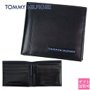 TOMMY HILFIGER トミーヒルフィガー 財布 二つ折り財布 ブラック 31TL25X023 001