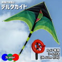 凧揚げ カイト 凧 専用リール付属 長尾200cm リール 凧上げ タコ揚げ スポーツ 外遊び キッズ 子供 家族 おもちゃ 玩具 レジャー ピクニック 公園 キャンプ 折りたたみ アウトドア スポーツトイ スカイスポーツ フォイルカイト パラフォイルカイト