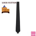 LOUIS VUITTON ルイヴィトン ダミエ ネクタイ ネクタイ・ダミエ クラシック 8CM ノワール M78752