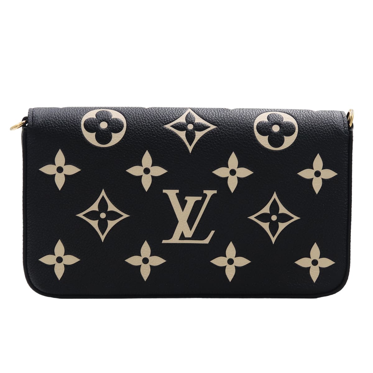 LOUIS VUITTON ルイヴィトン 鞄 ショルダー ミニ チェーン ポシェット・フェリシー モノグラムアンプラント ブラックベージュ M82479 バッグ