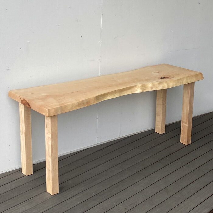 一枚板 無垢 栃 とち トチ 無垢 カウンター テーブル ハイテーブル 169cm 栃無垢 おしゃれ ナチュラル ..