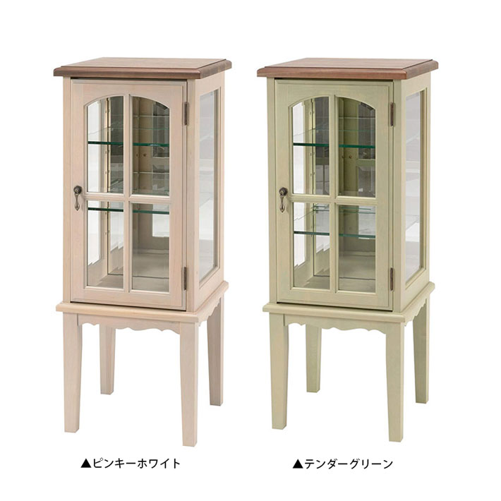 ガラスケース コレクションボード おしゃれ 北欧 無垢 ウォールナット ガラスキャビネット ライト付き 照明付 背面ミラー ミラー付 木製 日本製 国産家具 小物収納 アンティーク 北欧 フレンチ カントリー かわいい 店舗 ディスプレイ【送料無料】キュリオ40