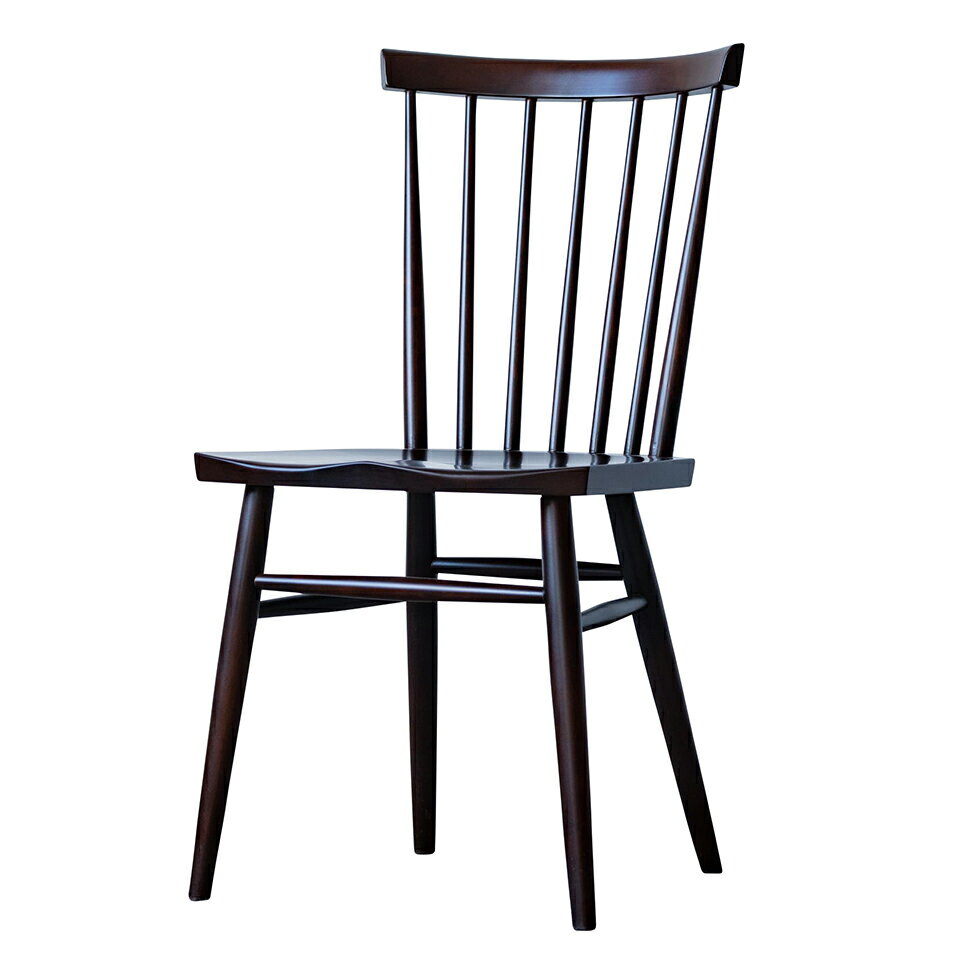 乐天商城 - ダイニングチェア ウィンザーチェア 樺材 カバ 無垢材 モダン 日本製 国産家具 木製チェア 北欧 おしゃれ 無垢チェア 肘無しチェア 木製チェア イス 1人掛け おしゃれ 店舗 カフェ【送料無料】樺無垢 ウィンザーチェア