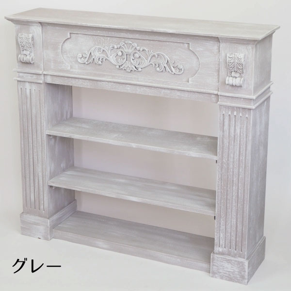 楽天市場】マントルピース（カラーグレー）（インテリア・寝具・収納