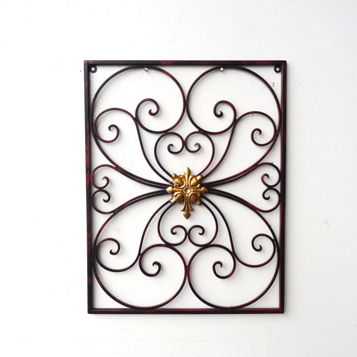 壁飾り 壁掛け フレーム ヴェルサイユ おしゃれ ウォールデコ ウォールアート アイアン ディスプレイ雑貨 パネル アート カフェ雑貨 壁掛け エレガント アンティーク インテリア【送料無料】WallDeco バタフライフラワー