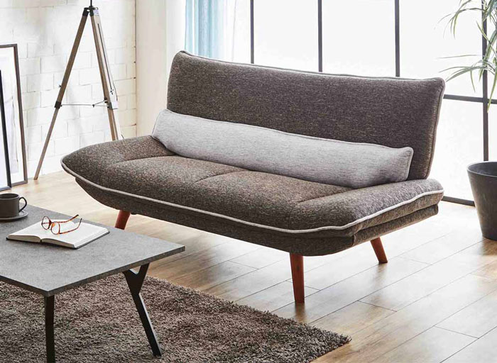 ソファ ソファー ファブリックソファ 2.5P 二人掛け ブルー ブラウン グリーン オレンジ ピンク レッド おしゃれ 一人暮らし かわいい ソファ 開梱設置 送料込み 幅168【送料無料】Kayla 2.5Pソファ