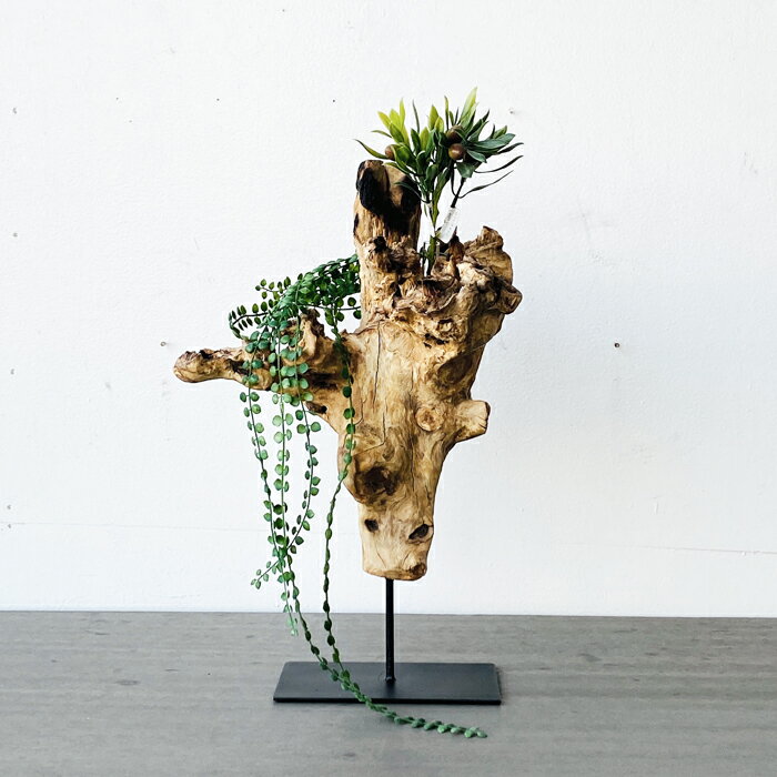 チーク無垢材 インテリア 一輪挿し 花瓶 おしゃれ オブジェ 置物 雑貨 ハンドメイド 木製天然木 無垢材..