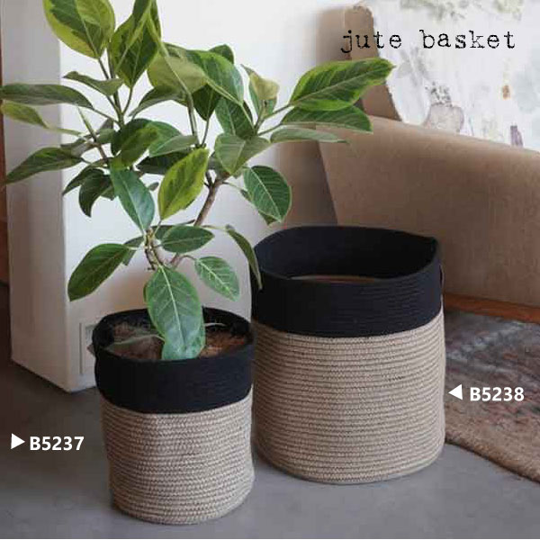 鉢カバー 布地 麻 アジアン ナチュラル プランターカバー プランターポット入れ おしゃれ 麻 ジュート ..