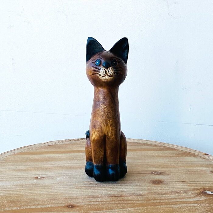 楽天市場】猫 置物 木製の通販 楽天市場】猫 置物 木製の通販