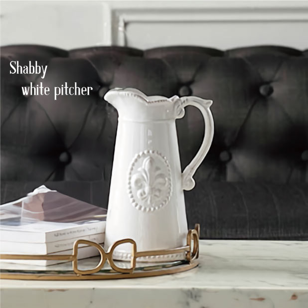 フラワーベース 花びん 花瓶 ピッチャーベース エレガント ナチュラル フレンチ かわいい おしゃれ 店..