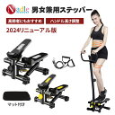 ｢2024新型」[スーパーDeal Days 300円クーポン獲得］NADLE ステッパー 健康ステッパー ハンドル おすすめ 静音 効果 踏み台 ダイエット 家庭用 男女兼用 ダイエット器具 トレーニングマシン 室内 保護マット付き 有酸素運動 連続使用 約60分