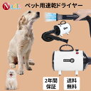 NADLE ペットドライヤー 置き型 ドライヤー ペット おすすめ ペット用ドライヤー 犬 猫 業務用 冷風 温風 ブロワー 2年間保証 安心の日本規格 騒音低減 3つノズル付き ペット用品 送料無料