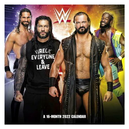 WWE Superstars 2022 ウォール・カレンダー