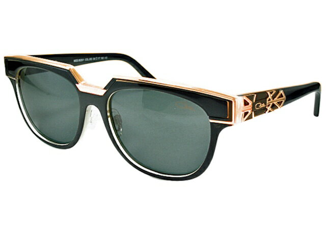 CAZAL カザール サングラス 8025/1-003 【クーポン 値引】 送料無料 ノーズパッド装備 ブロースタイル グレースモーク ブラック＆ゴールド メンズ レディース UVカット 人気 ブランド オシャレ ドライブ セレブ 通販