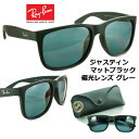 Ray-Ban レイバン サングラス RB4165F-622/2V 送料無料 正規品 メーカー保証書付 偏光レンズ 54mm ジャスティン JUSTIN スクエア マットブラック グレー メンズ レディース ブランド UVカット ドライブ 人気