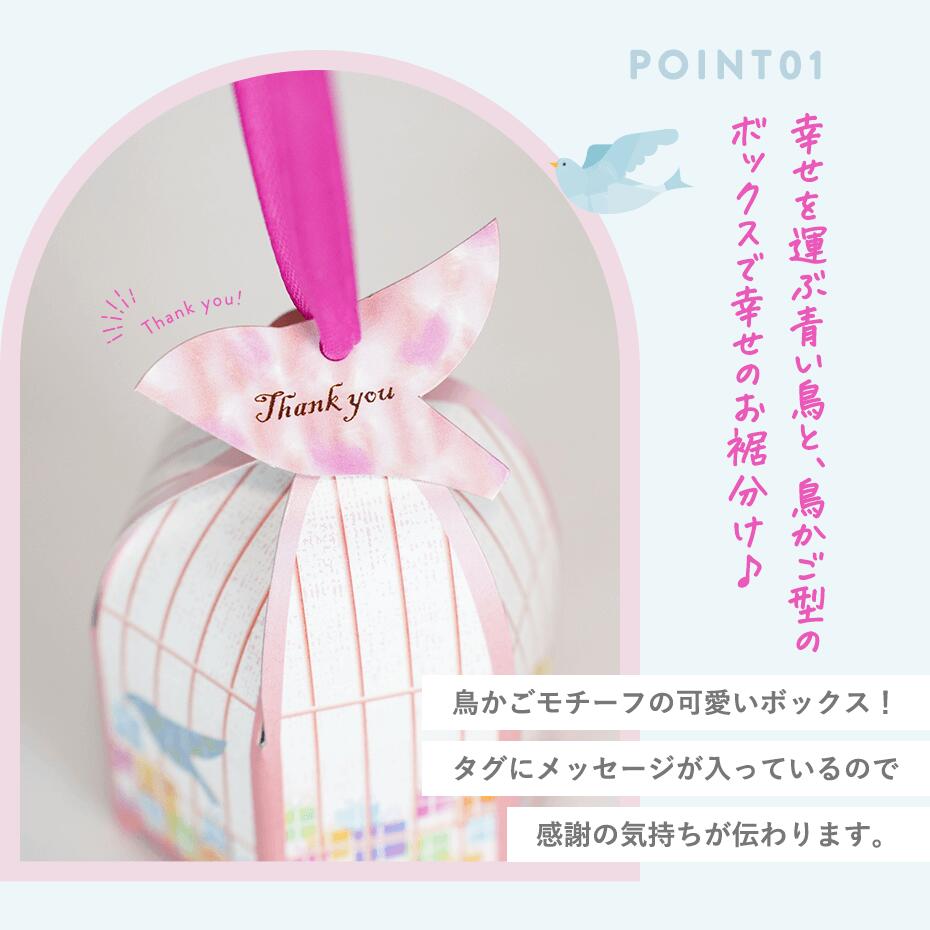 プチギフト お菓子 ハッピーパニエ 結婚式 退...の紹介画像2