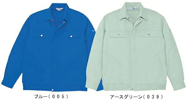 春夏用作業服 作業着 形態安定長袖ブルゾン 34100（4L） 34100シリーズ 自重堂（JICHODO） お取寄せ