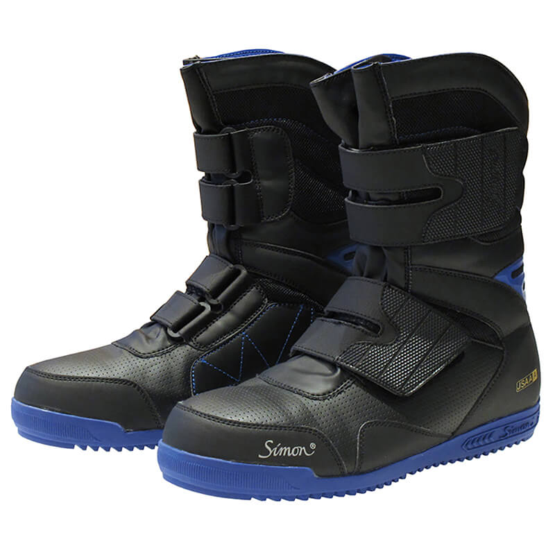 安全靴 シモン Simon 鳶技S038 ブルー 24.0-27.0・28.0・29.0cm EEE ...
