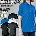 ★P2倍!お買い物マラソン期間★作業服 藤和 TS DESIGN ドライショートスリーブポロシャツ 6065 SS-LL 通年 吸汗速乾 作業着 ユニセックス メンズ レディース